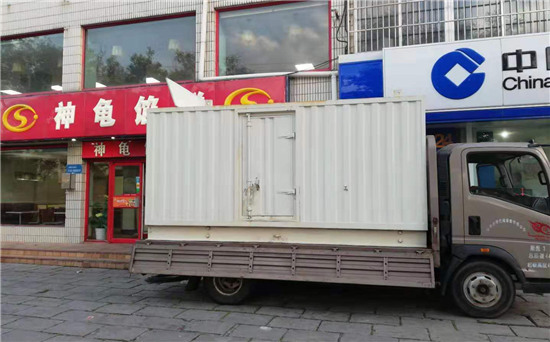 铺前镇出租发电机施工案例
